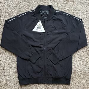 NWT Kid Super Studios x Vercel Jacket Men’s Size S Black Full Zip Nylon Bomber